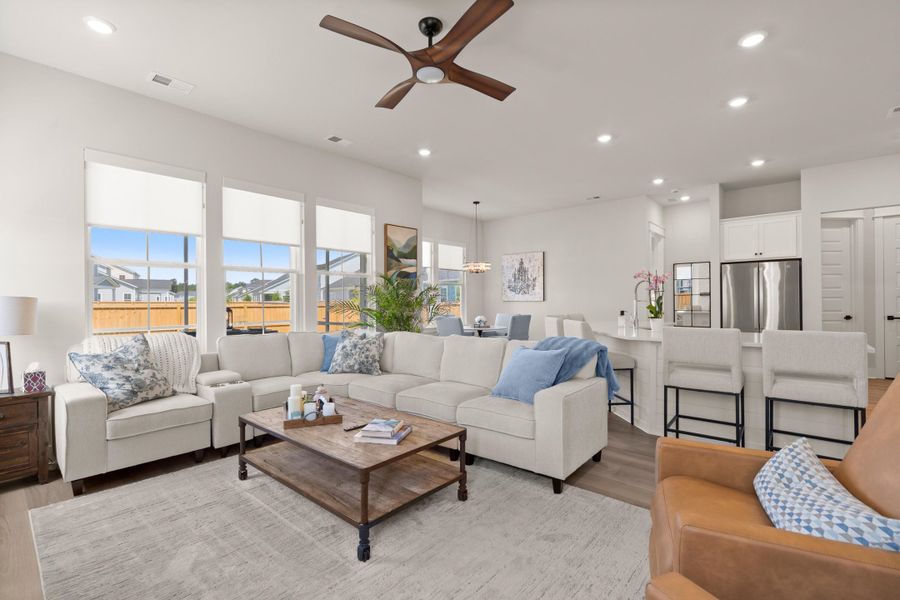 Furnished interior view inside a new home in Carnes Crossroads, Summerville (Image 29).