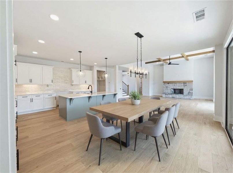 Furnished interior view inside a new home in , Rydal (Image 29).