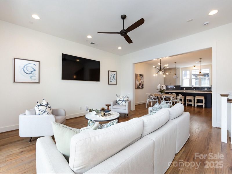 Furnished interior view inside a new home in , Charlotte (Image 16). Furnished interior view inside a new home in , Charlotte (Image 16).