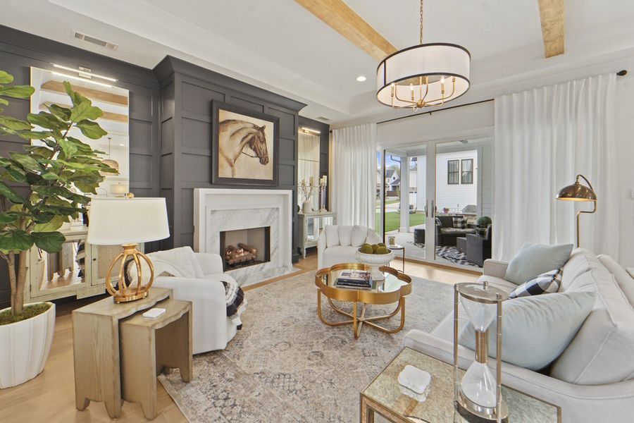 Representative furnished interior of a home built from the Ryland by Celebration Homes in Stephens Valley, Nashville (Image 18).