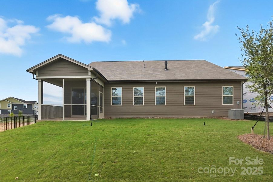 Exterior details and patio area of a home in Waxhaw Landing, Monroe (Image 20). Exterior details and patio area of a home in Waxhaw Landing, Monroe (Image 20).