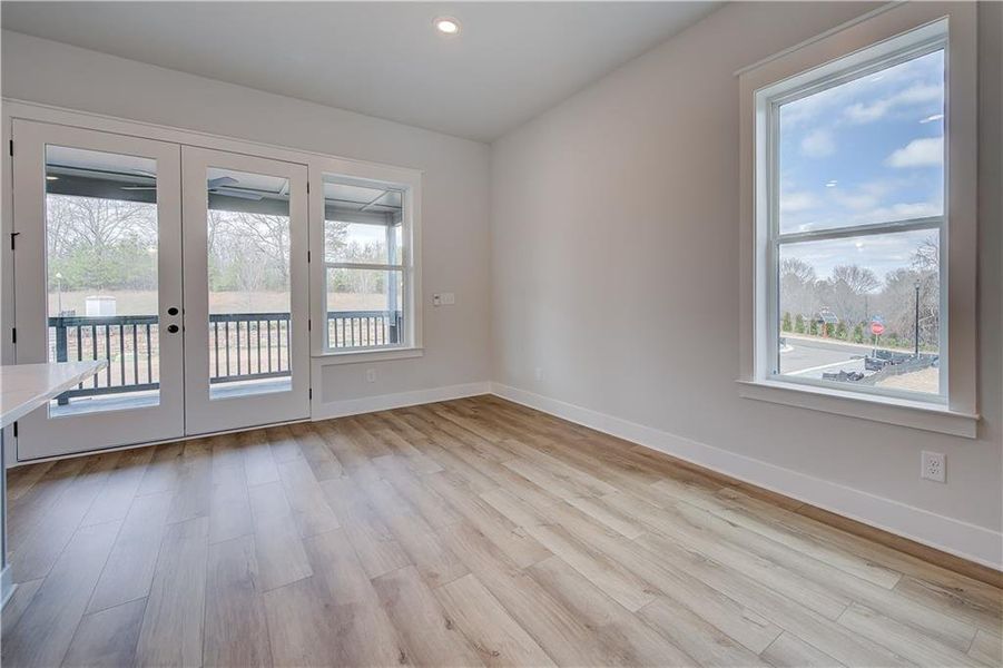 Spacious, unfurnished interior of a new home in Barrett Pointe, Kennesaw (Image 24). Spacious, unfurnished interior of a new home in Barrett Pointe, Kennesaw (Image 24).