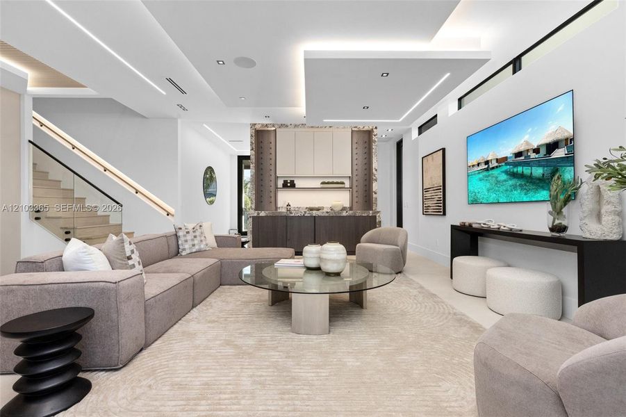 Furnished interior view inside a new home in , Fort Lauderdale (Image 18). Furnished interior view inside a new home in , Fort Lauderdale (Image 18).