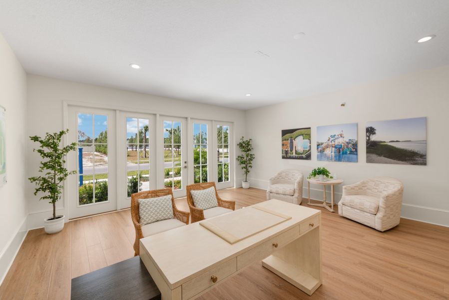 Representative furnished interior of a home built from the Sebring by Riverside Homes in Mariposa at EverRange, Jacksonville (Image 47).