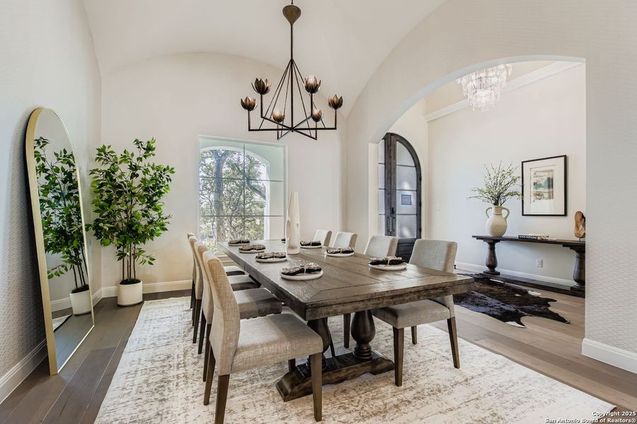Furnished interior view inside a new home in The Bluff At The Dominion, San Antonio (Image 18).