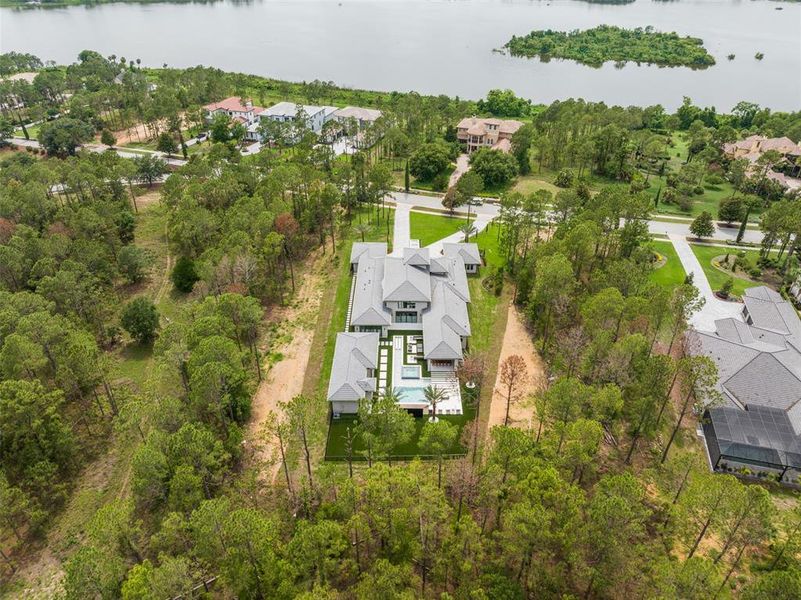 Front exterior of a new home in , Montverde, FL, highlighting curb appeal (Image 41).