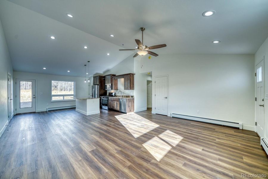 Kitchen and dining area Kitchen and dining area