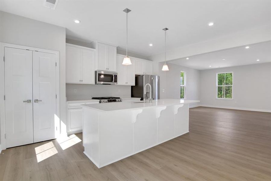 Furnished interior view inside a new home in Park Ridge at Sugar Hill, Sugar Hill (Image 6). Furnished interior view inside a new home in Park Ridge at Sugar Hill, Sugar Hill (Image 6).