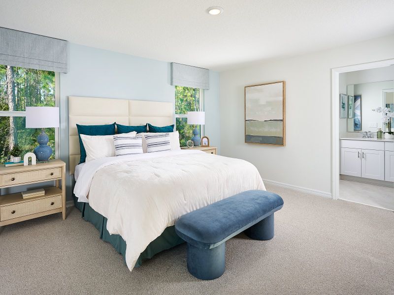 Furnished interior view inside a new home in Bradford Park, Ormond Beach (Image 8).
