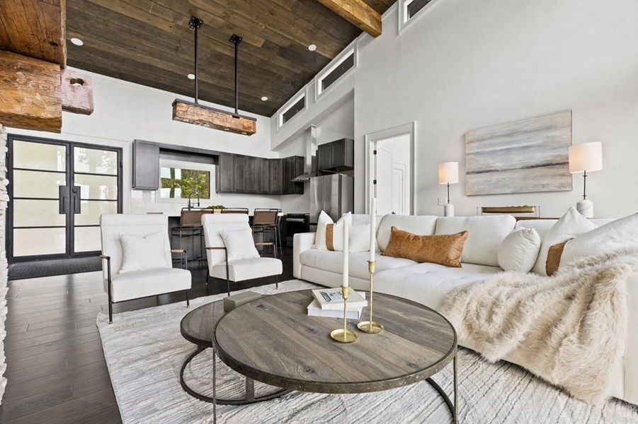 Furnished interior view inside a new home in , Mineral Bluff (Image 9).