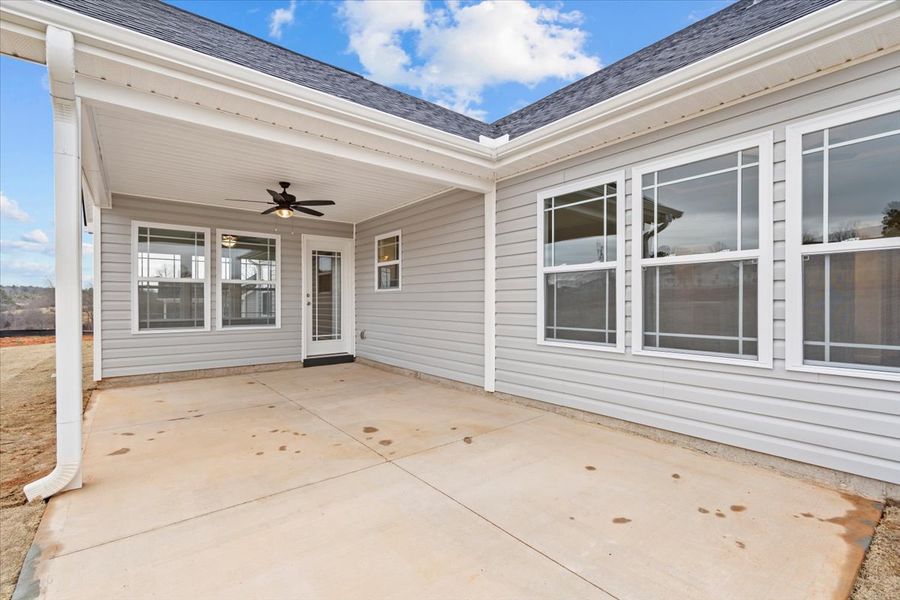 Representative exterior details of a home built from the Arcadia by Enchanted Homes in Guadalupe Heights, Seguin (Image 4).