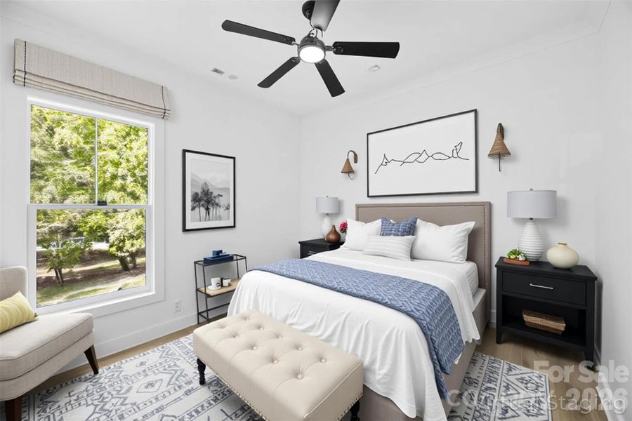 Furnished interior view inside a new home in , Landis (Image 9).