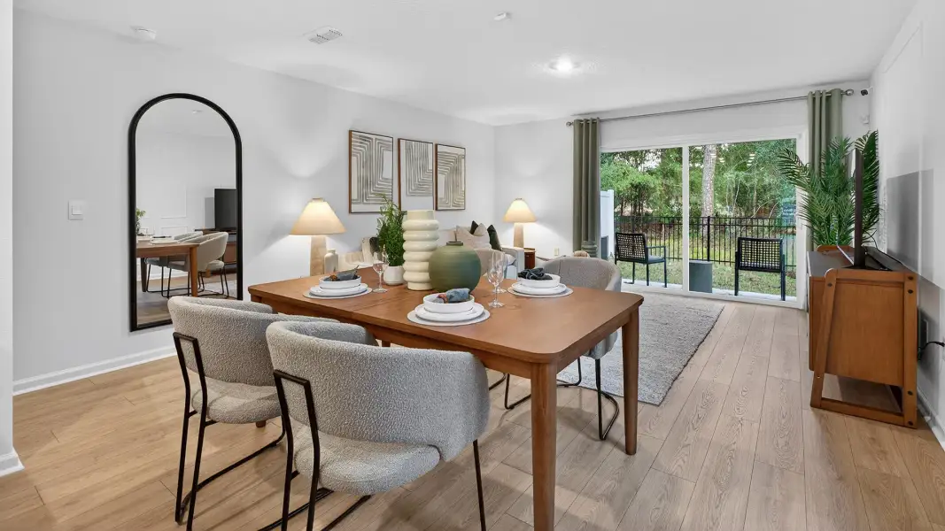Furnished interior view inside a new home in Hansen Creek, Jacksonville (Image 7).