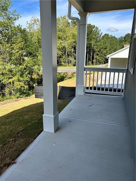 Exterior details and patio area of a home in Villages at Cedar Hill, Dallas (Image 3).