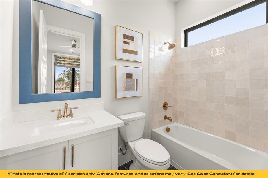 Furnished interior view inside a new home in Rio Vista at Kelly Ranch, Aledo (Image 18).