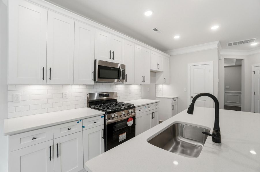 Furnished interior view inside a new home in Harrisburg Village Townhomes, Harrisburg (Image 17).