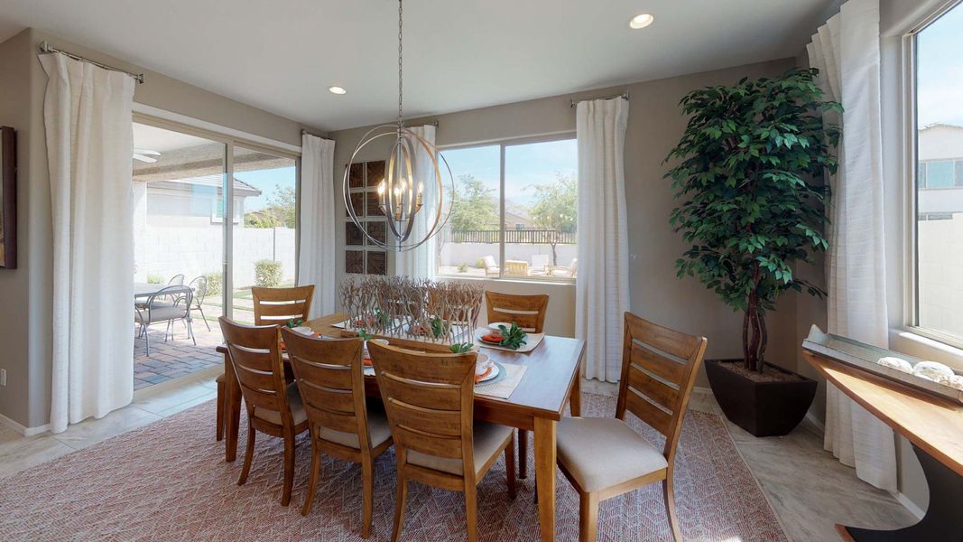 Furnished interior view inside a new home in Saguaro Hills at Vistancia, Peoria (Image 12). Furnished interior view inside a new home in Saguaro Hills at Vistancia, Peoria (Image 12).