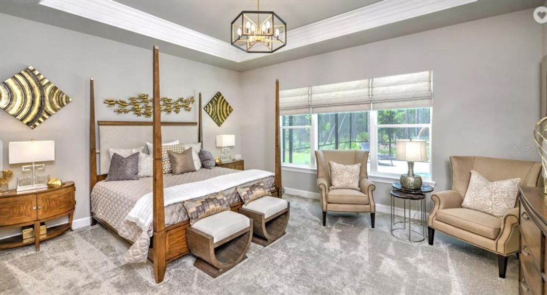 Furnished interior view inside a new home in Plantation Bay, Ormond Beach (Image 5).