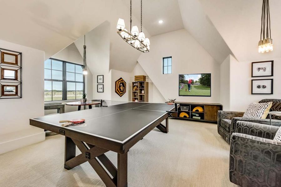 Representative furnished interior of a home built from the Grand Whitehall by Grand Homes in Grand Oaks, Celina (Image 16).
