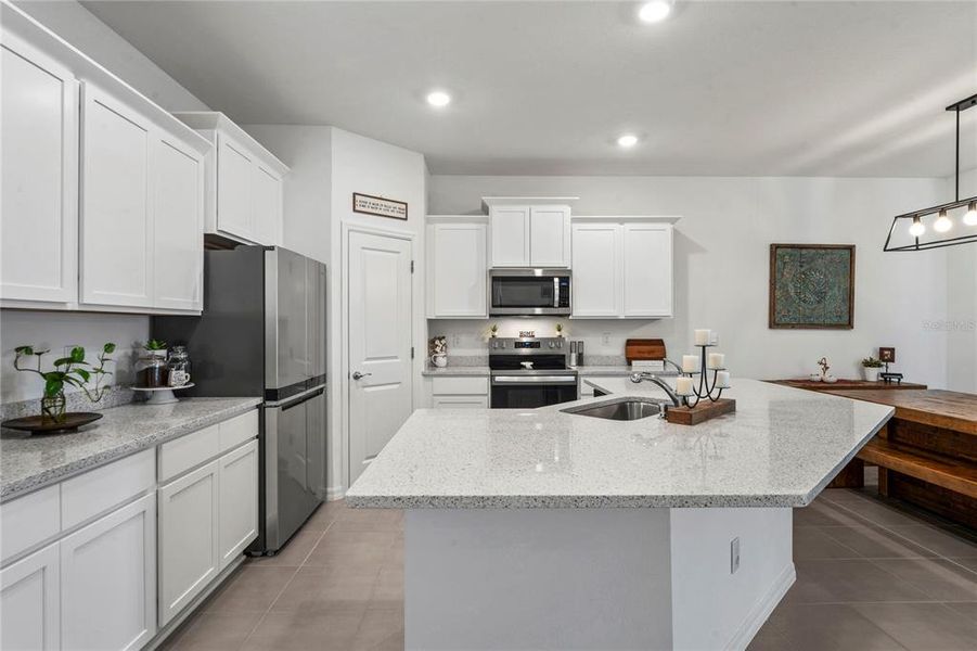 Furnished interior view inside a new home in Towns at Woodsdale, Wesley Chapel (Image 34).