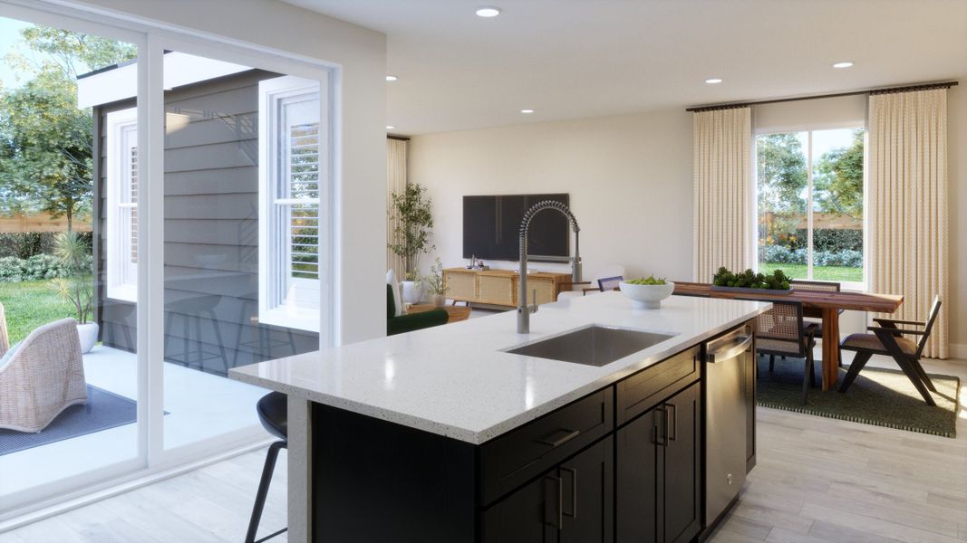 Representative furnished interior of a home built from the Raven by Trumark Homes in Trumark Homes at Tanterra, Parker (Image 10).