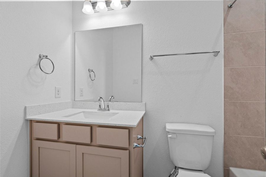 Furnished interior view inside a new home in Grange 45', Katy (Image 8). Furnished interior view inside a new home in Grange 45', Katy (Image 8).