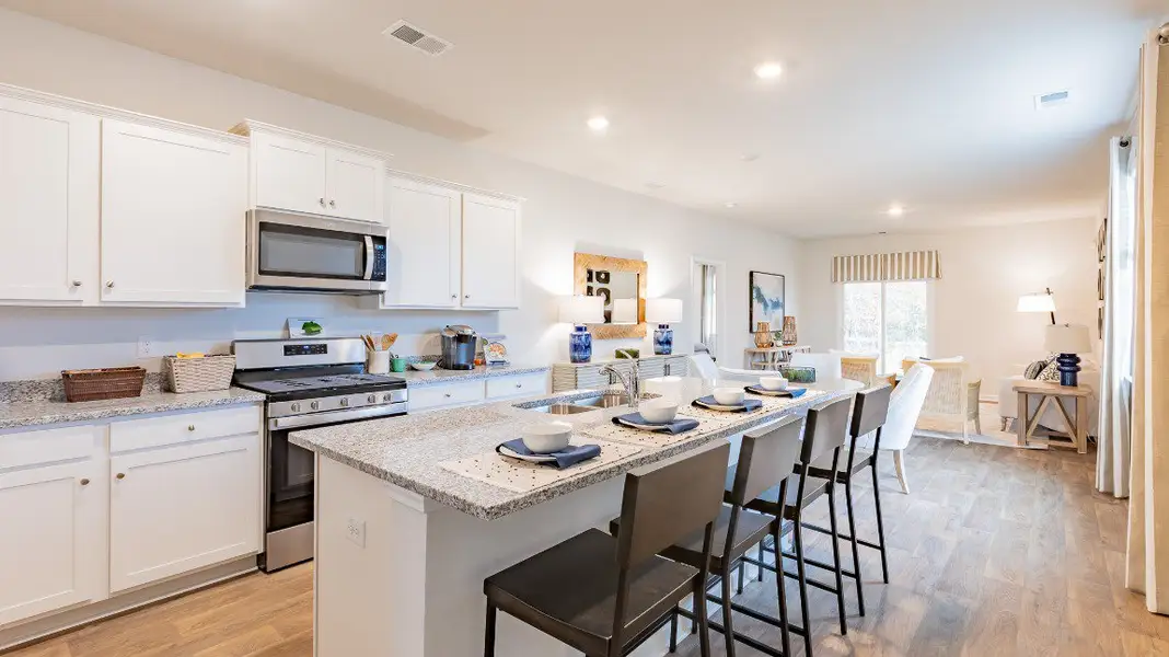 Representative furnished interior of a home built from the GLENWOOD by D.R. Horton in Huggins Hill, Manning (Image 3). Representative furnished interior of a home built from the GLENWOOD by D.R. Horton in Huggins Hill, Manning (Image 3).