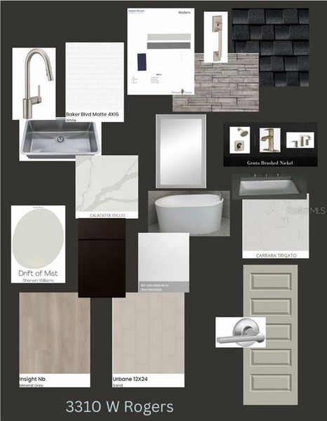 Sample of building materials used in homes in , Tampa (Image 43).