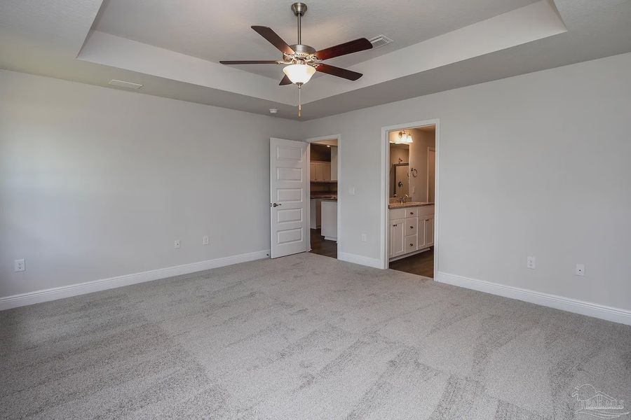 Spacious, unfurnished interior of a new home in Emmaline Gardens, Milton (Image 21). Spacious, unfurnished interior of a new home in Emmaline Gardens, Milton (Image 21).