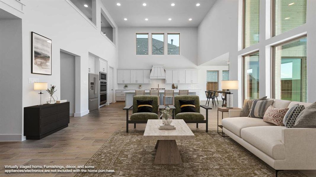 Furnished interior view inside a new home in Terraces 82'/100', Rockwall (Image 9).