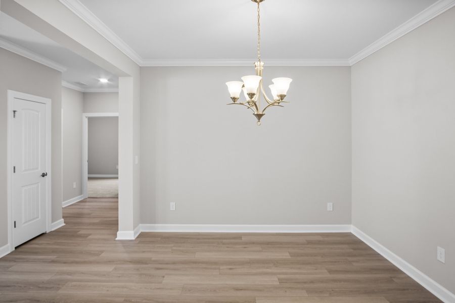Spacious, unfurnished interior of a new home in Traditions at Carolina Forest, Myrtle Beach (Image 11). Spacious, unfurnished interior of a new home in Traditions at Carolina Forest, Myrtle Beach (Image 11).
