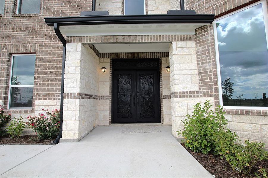 Front exterior of a new home in , Corsicana, TX, highlighting curb appeal (Image 1). Front exterior of a new home in , Corsicana, TX, highlighting curb appeal (Image 1).