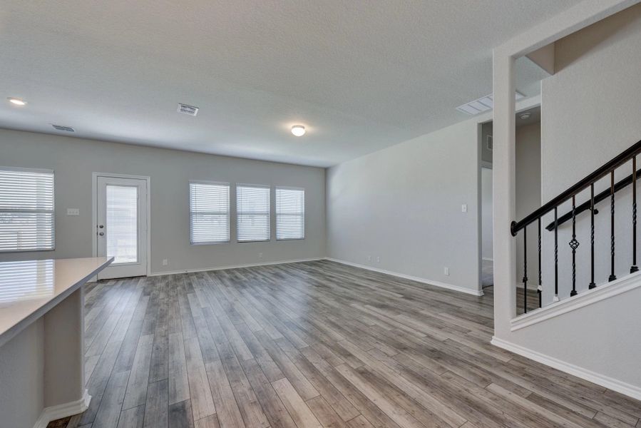Representative unfurnished interior of a home built from the Devon by Ashton Woods in Cordova Trails, Seguin (Image 18). Representative unfurnished interior of a home built from the Devon by Ashton Woods in Cordova Trails, Seguin (Image 18).