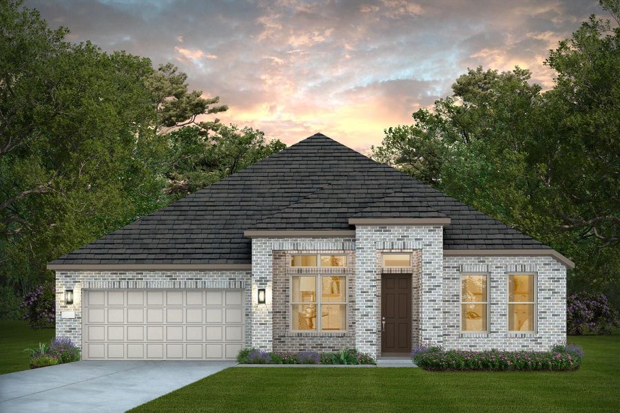 Representative exterior photo of a completed home built from the Azle by Pulte Homes in Corley Farms, Boerne, TX (Image 14).