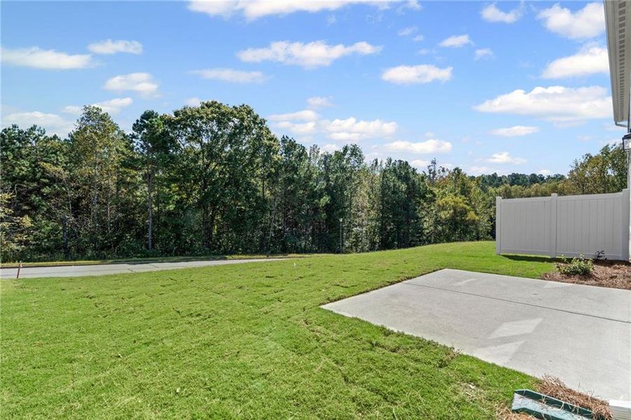 Exterior details and patio area of a home in Villas at Gold Creek, Dawsonville (Image 24). Exterior details and patio area of a home in Villas at Gold Creek, Dawsonville (Image 24).