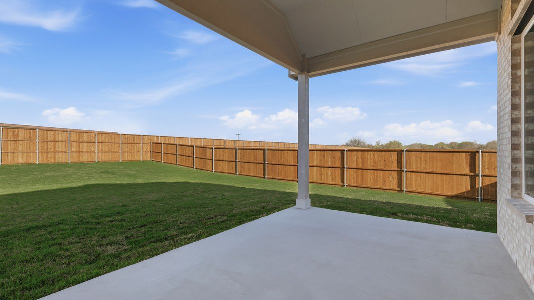 Representative exterior photo of a completed home built from the Tulane by DRB Homes in Green Meadows Classic, Celina, TX (Image 20).