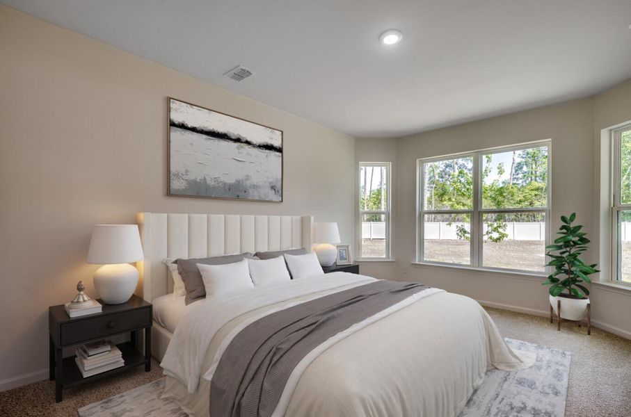 Furnished interior view inside a new home in The Groves of Berkeley, Moncks Corner (Image 3).