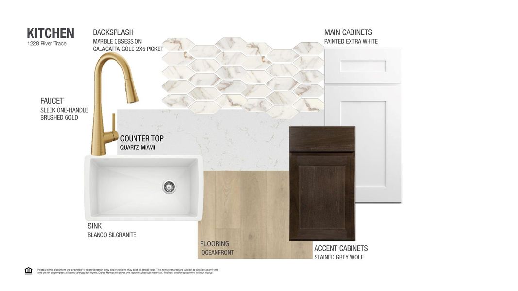 Sample of building materials used in homes in Wolf Ranch South Fork, Georgetown (Image 6).