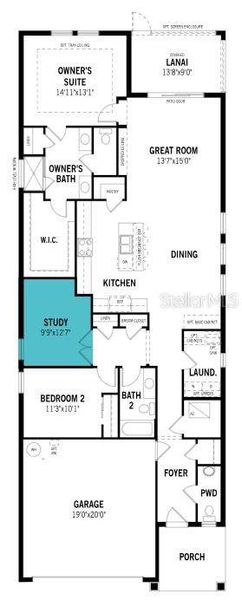 2D floor plan layout of this home in Wellen Park, Venice, FL (Image 5). 2D floor plan layout of this home in Wellen Park, Venice, FL (Image 5).