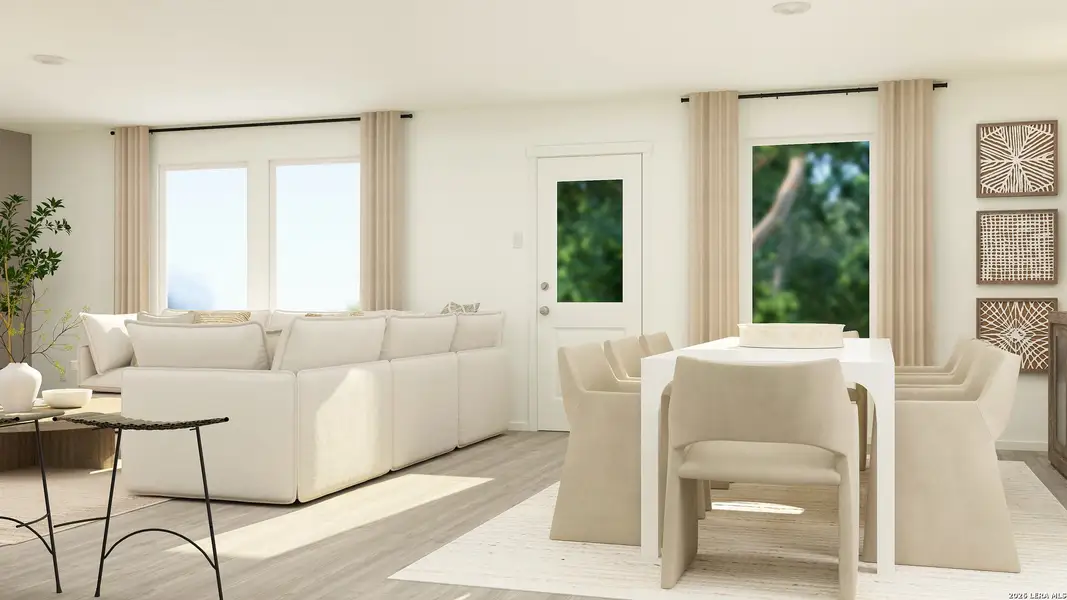 Furnished interior view inside a new home in Willow Point, San Antonio (Image 13). Furnished interior view inside a new home in Willow Point, San Antonio (Image 13).