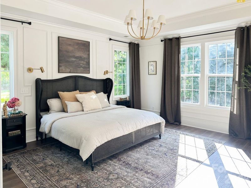 Furnished interior view inside a new home in , Matthews (Image 17).