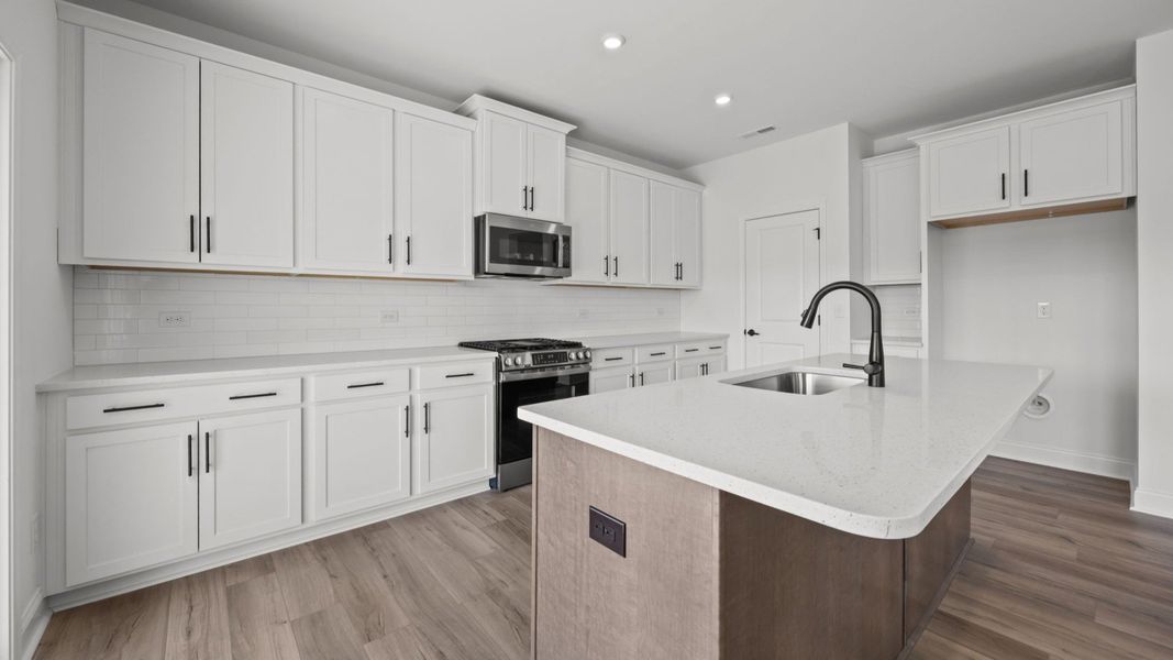 The Burton Plan by DRB homes at Lakeside Glen, in York SC - Kitchen