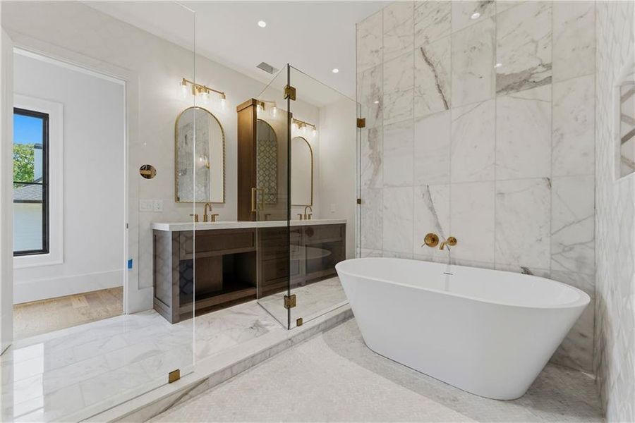 Furnished interior view inside a new home in , Atlanta (Image 19).