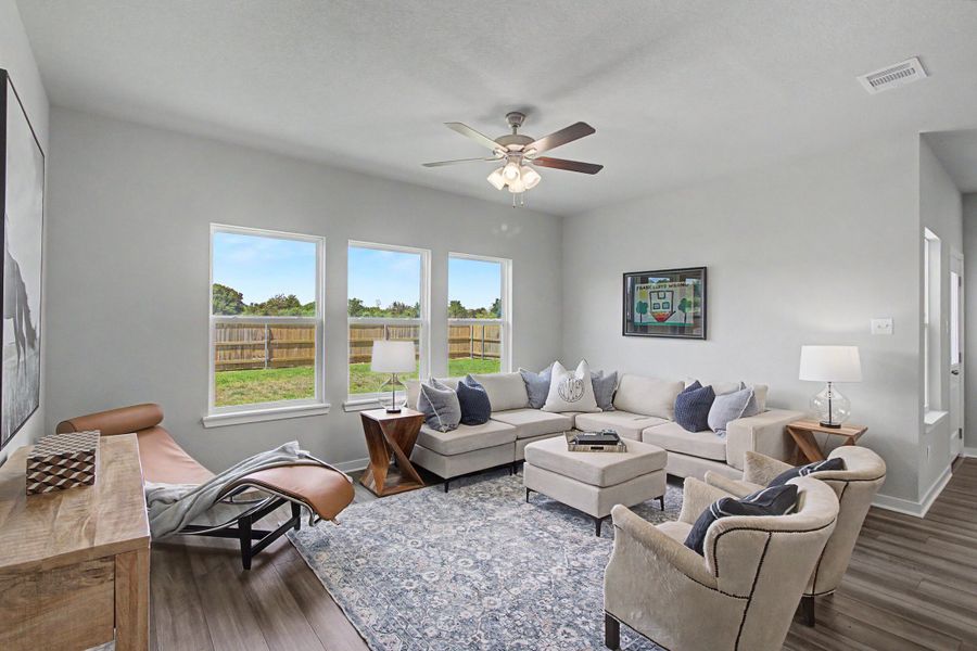 Furnished interior view inside a new home in Pleasant Hill, Bryan (Image 4).
