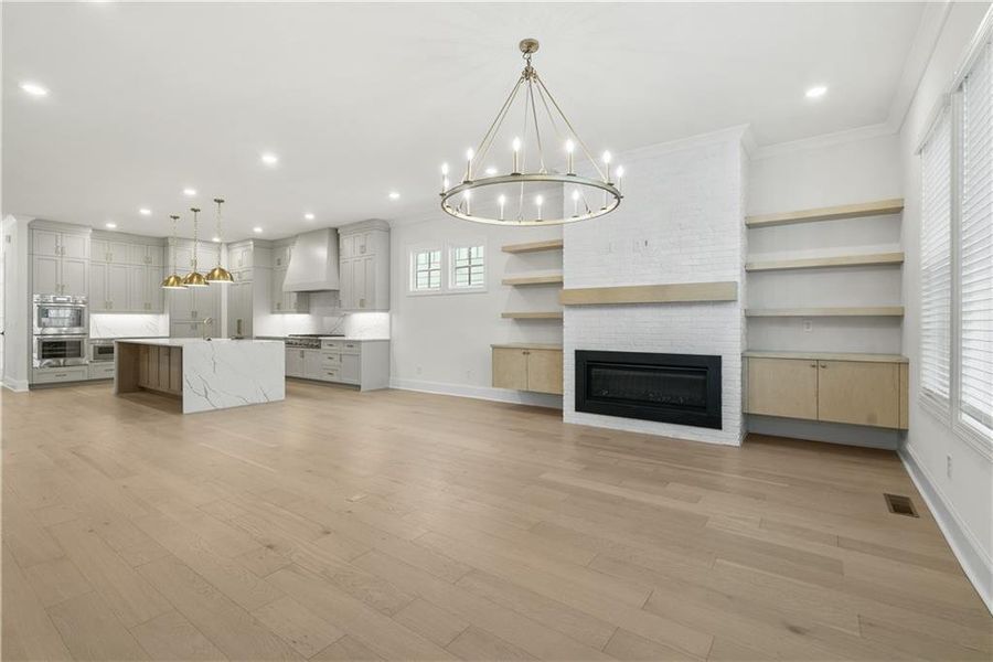 Spacious, unfurnished interior of a new home in Promenade at Sawnee Village, Cumming (Image 17).