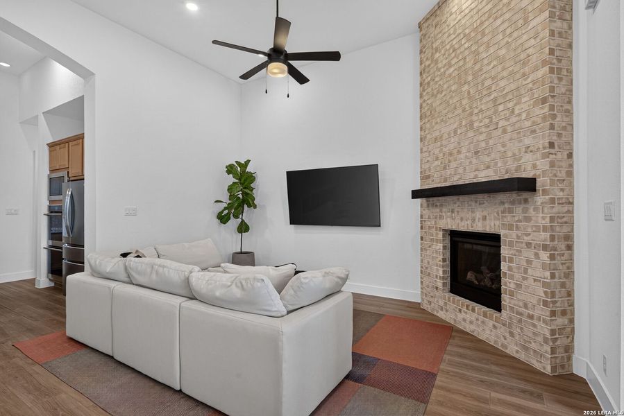 Furnished interior view inside a new home in Veramendi, New Braunfels (Image 27).