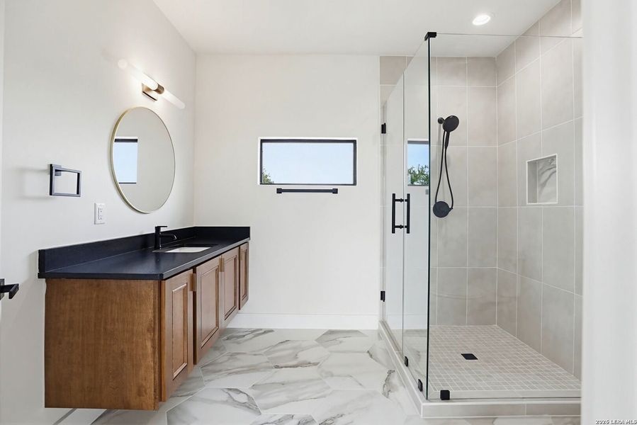 Furnished interior view inside a new home in , San Antonio (Image 12).