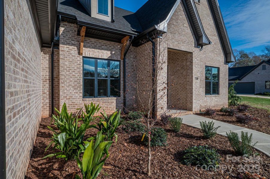 Exterior details and patio area of a home in , Belmont (Image 4).