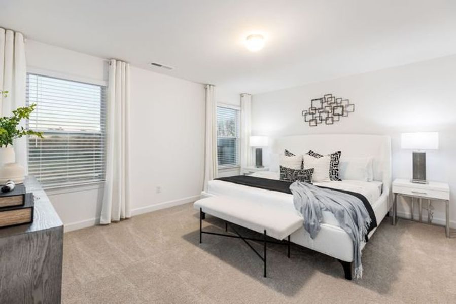 Representative furnished interior of a home built from the Calhoun by True Homes in Gatehouse Manor, Winston-Salem (Image 14).