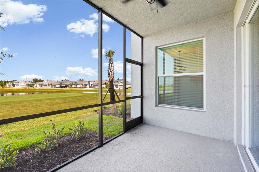 Exterior details and patio area of a home in Calusa Country Club, Lakewood Ranch (Image 4).